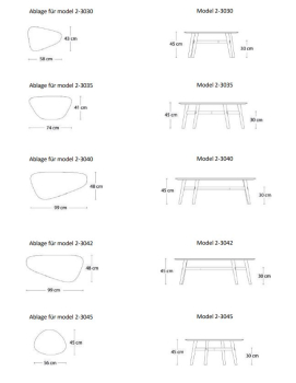 Andersen C1 Beistelltisch mit Ablage